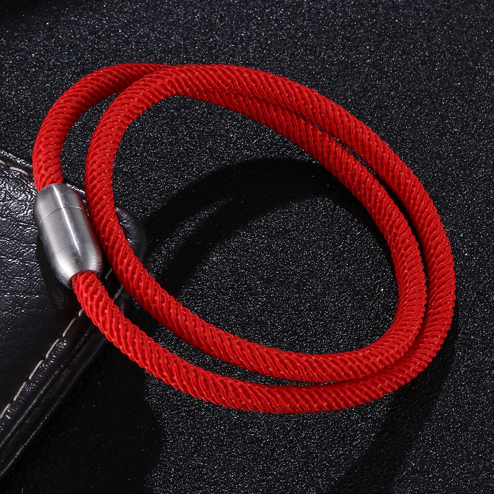 Custom Magnetic Double Layer Rope Bracelet  2
