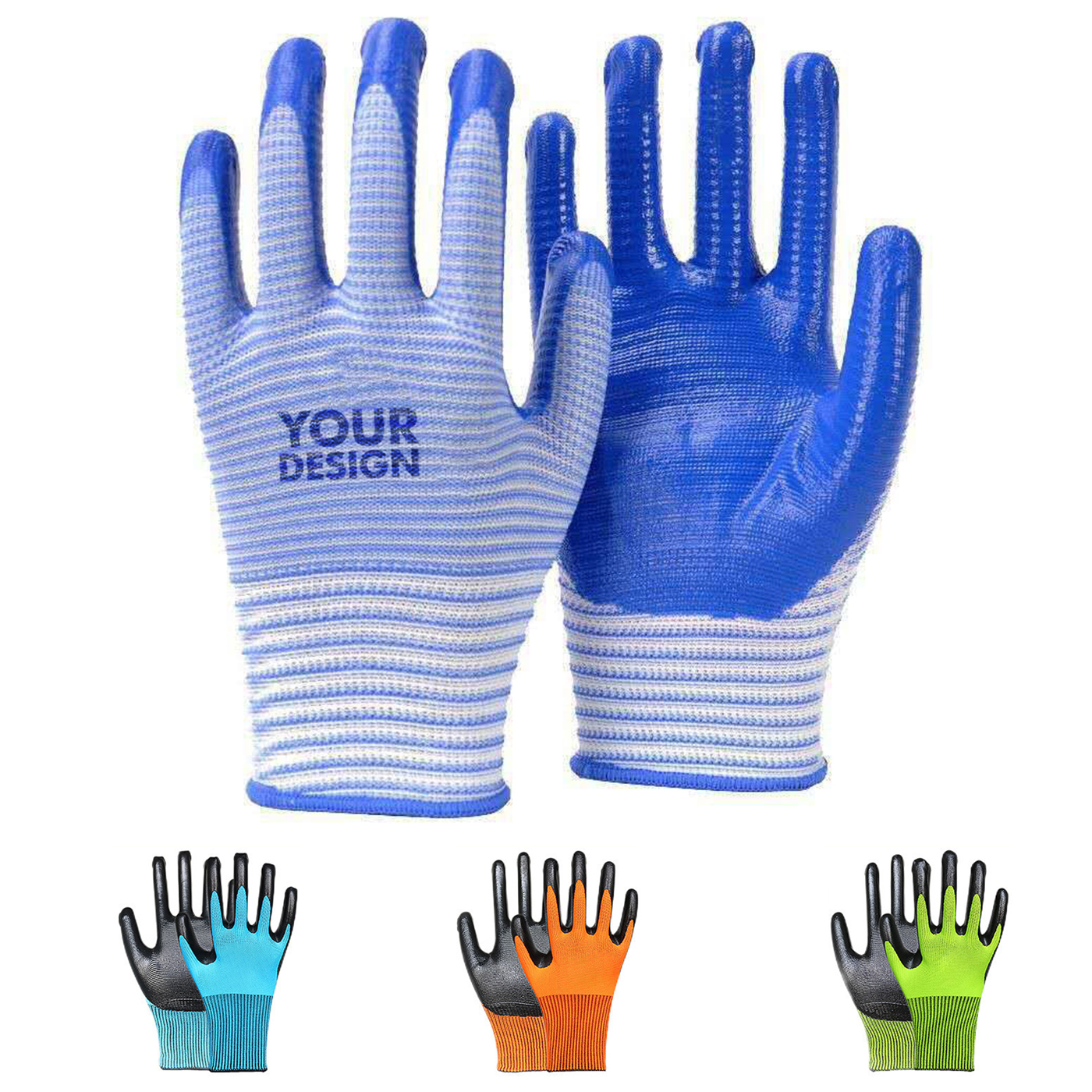 Latex Coated Working Garden Gloves