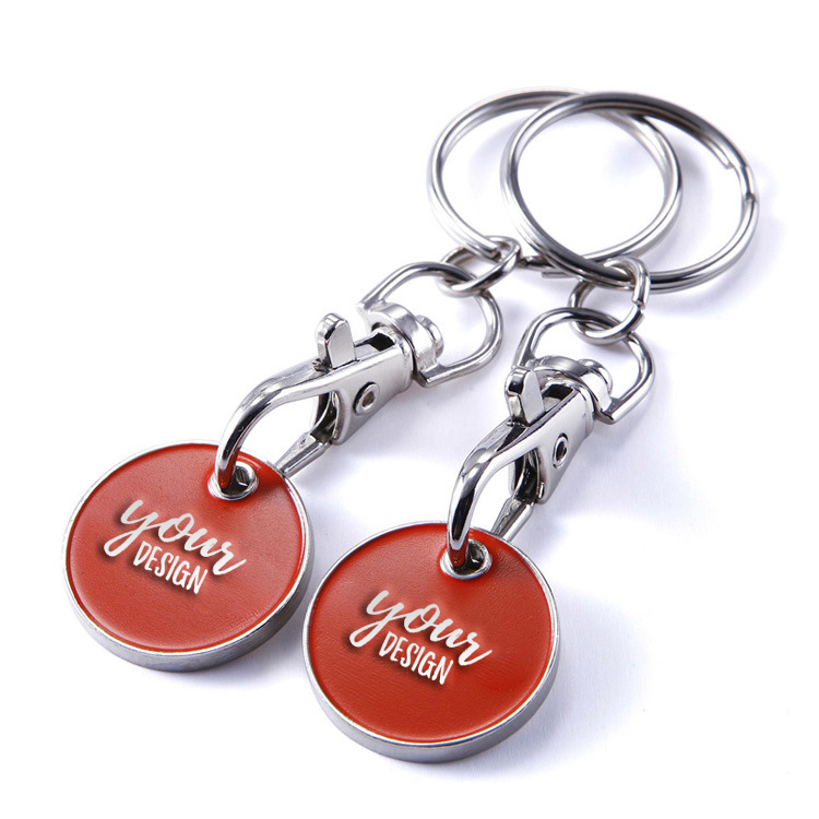Shopping Cart Chips Token Keyring
