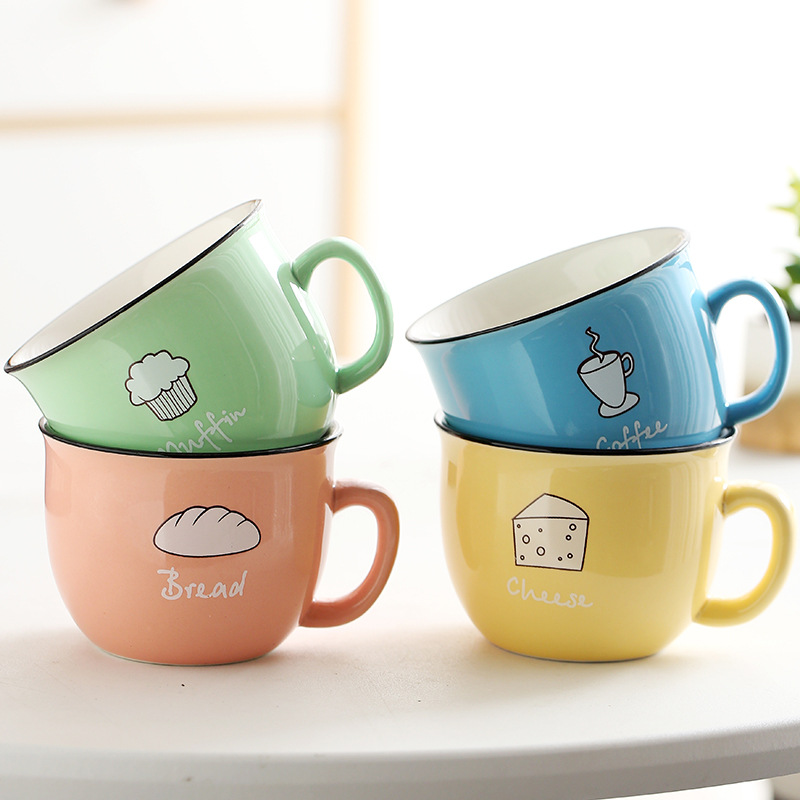 Customizable Large Ceramic Oatmeal Mug1