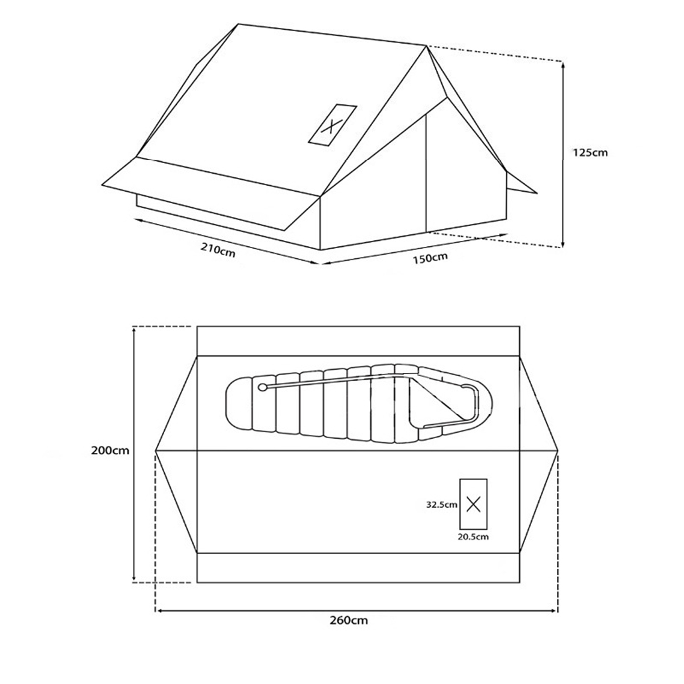 Stove-Compatible Wall Tent For Camping3