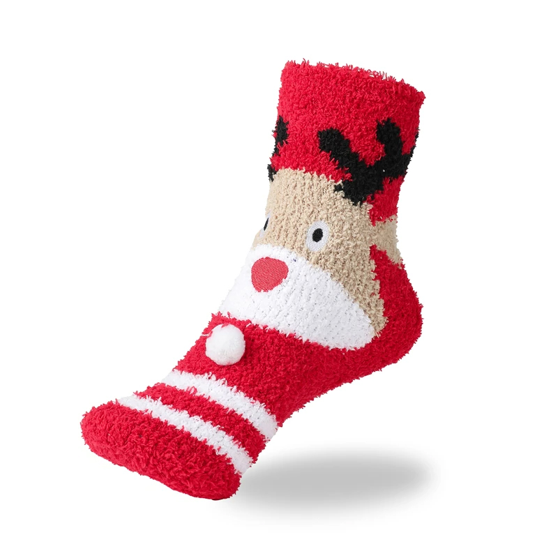 Warm Fuzzy Christmas Socks