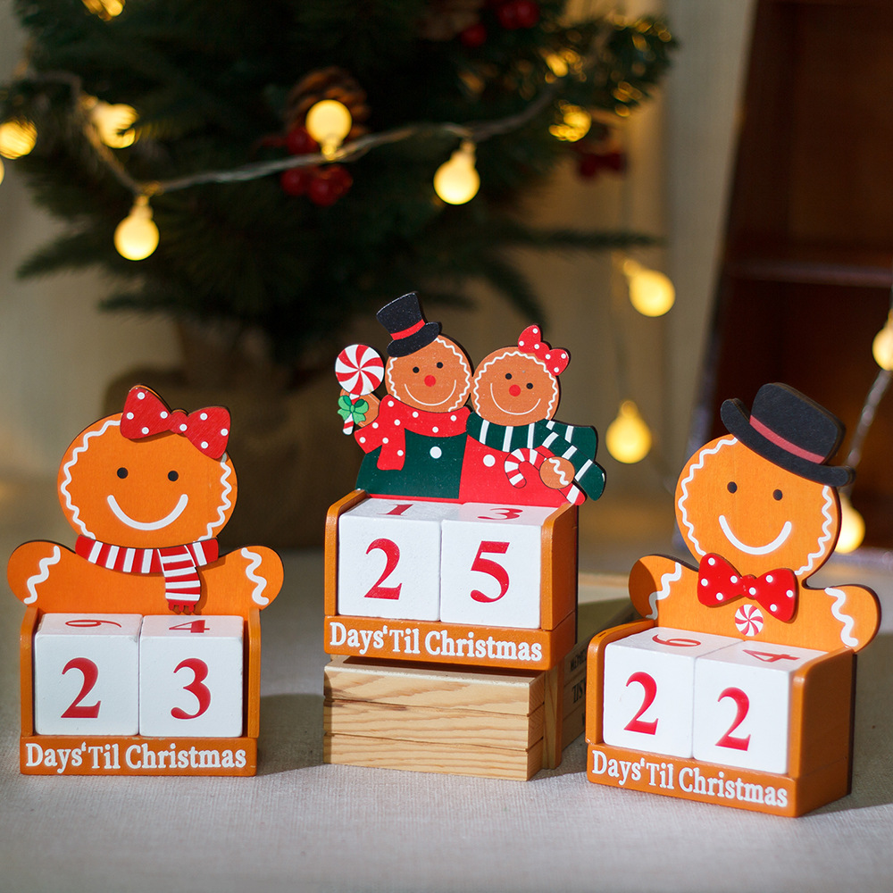 Wooden Block Countdown Advent Calendar