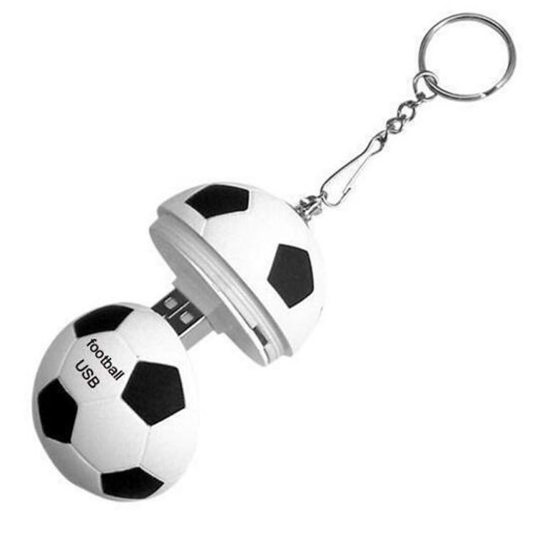 Football-Shaped USB Flash Drive With Keyring