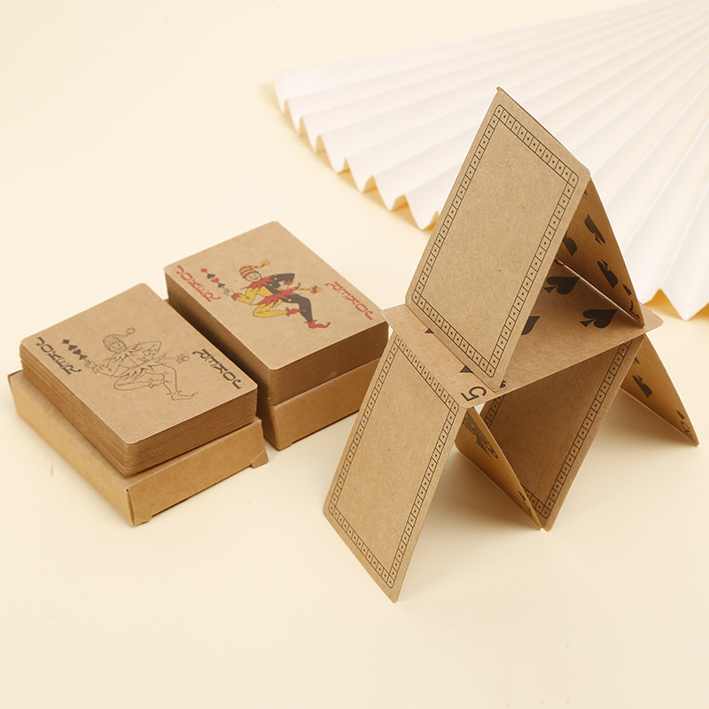 Customizable Kraft Paper Playing Cards 1