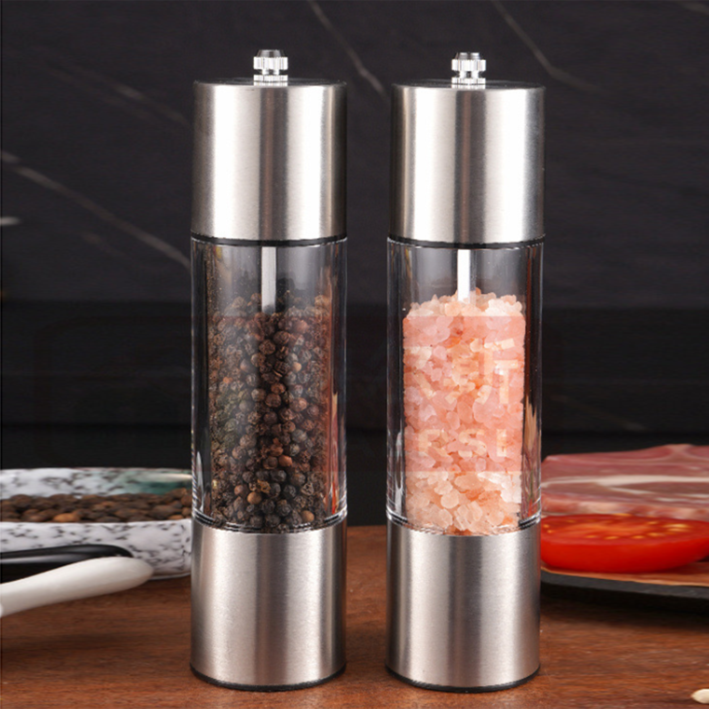 Customizable Stainless Steel Pepper Grinder1