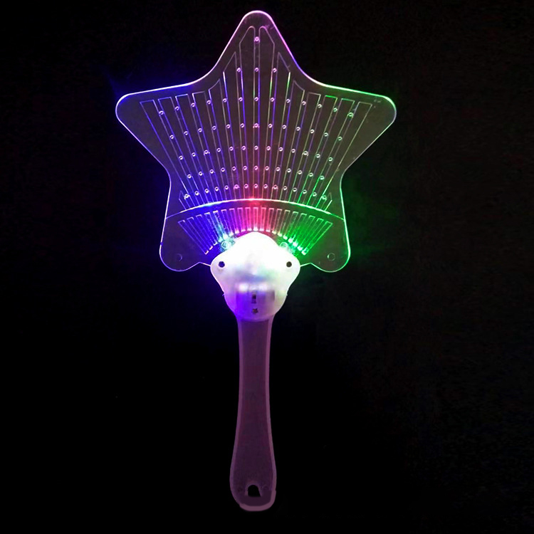 LED Changing Pattern Handheld Fans