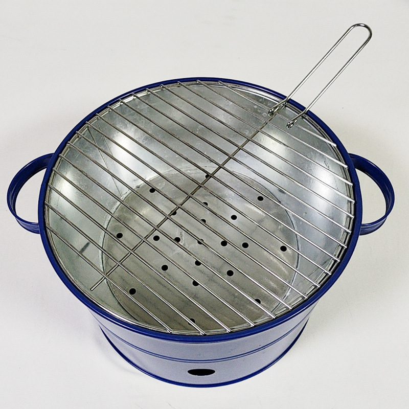 Portable Charcoal BBQ Bucket2