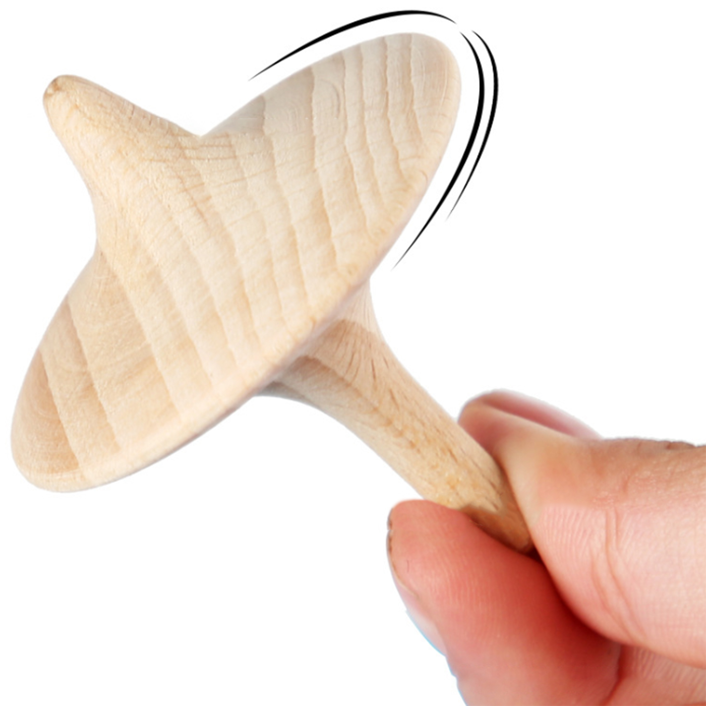 Eco Wooden Spinning Top