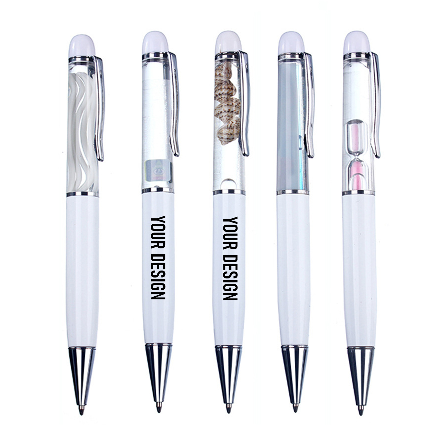 Promotion Movable Liquid Oil Slide Pen
