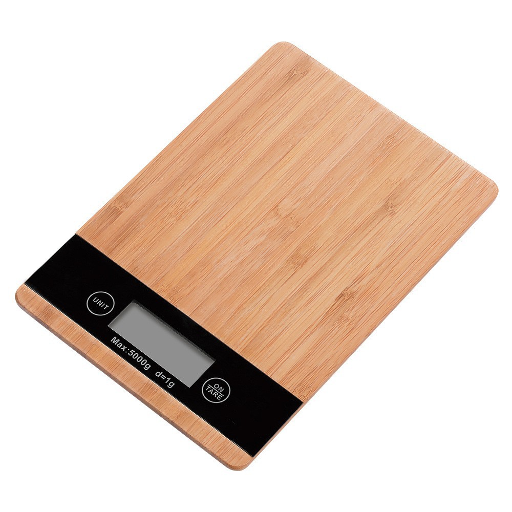 Eco-Friendly Bamboo Kitchen Food Scale