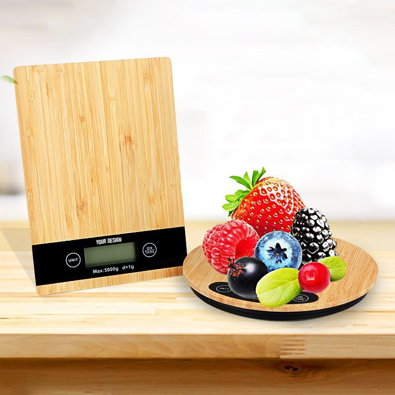 Eco-Friendly Bamboo Kitchen Food Scale1