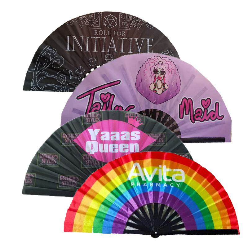 Line Dancing Folding Hand Fan1