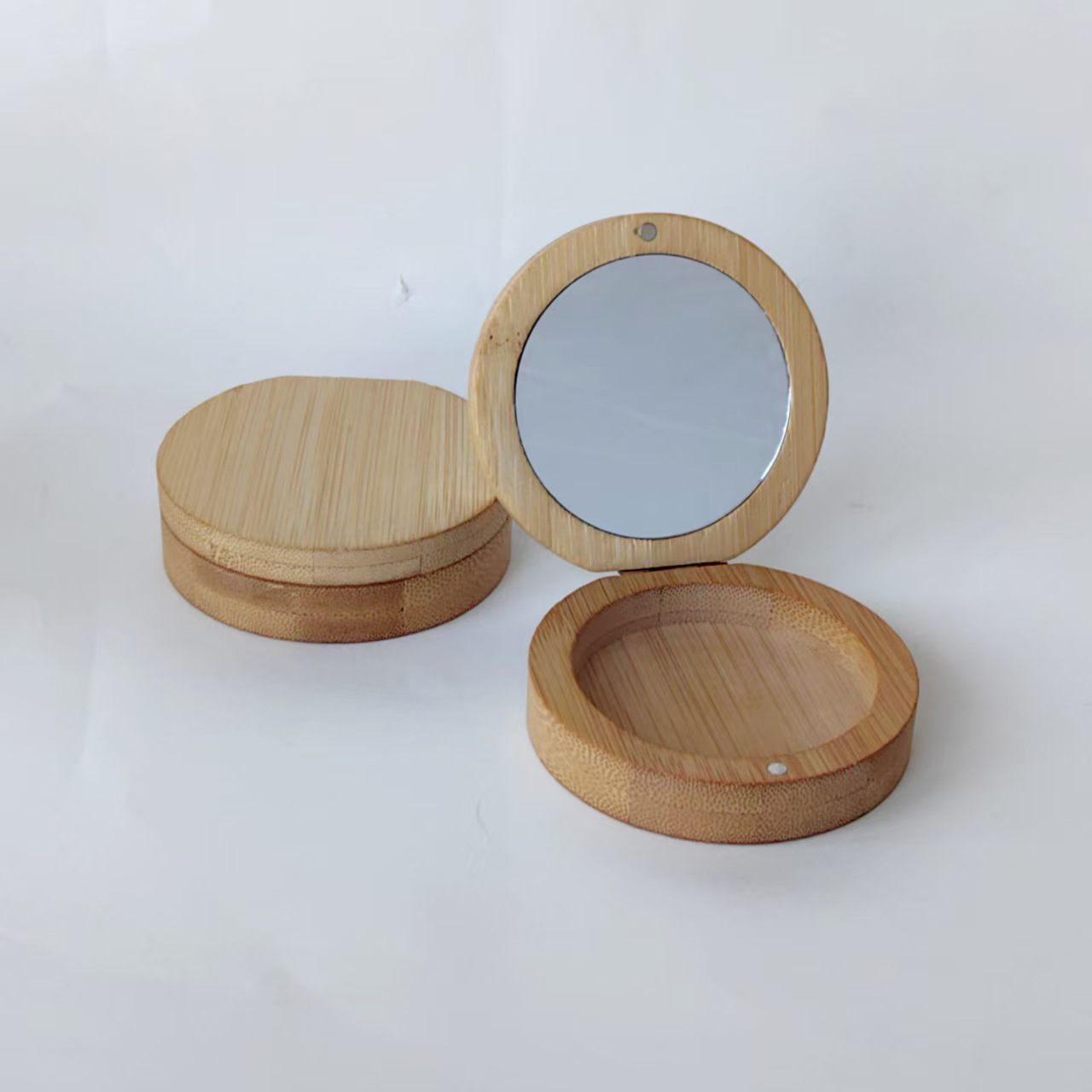 Portable Hand-held Travel Jewelry Box With Mirror1