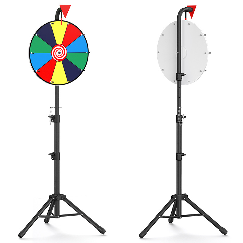 6 Colorful Tabletop Spinning Prize Wheel1