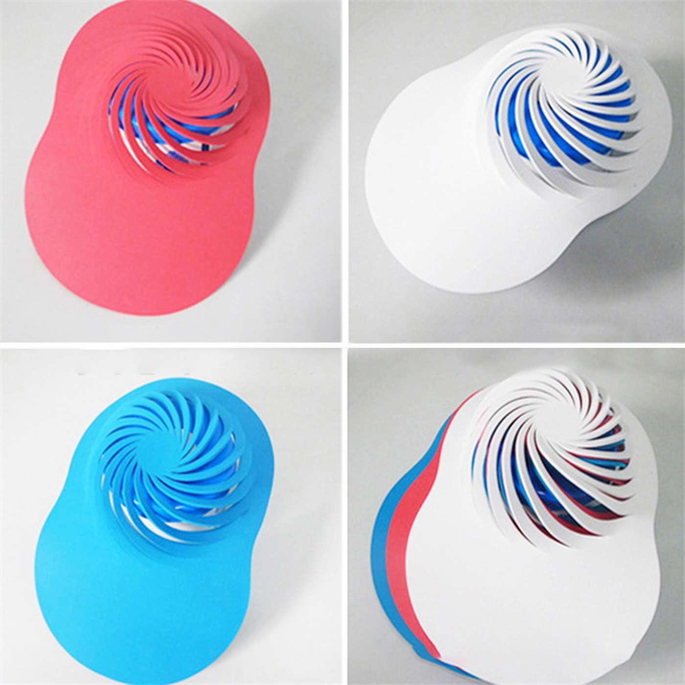 Personalized Spiral Foam Visor 2