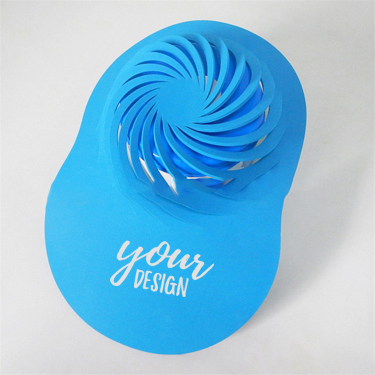 Personalized Spiral Foam Visor 