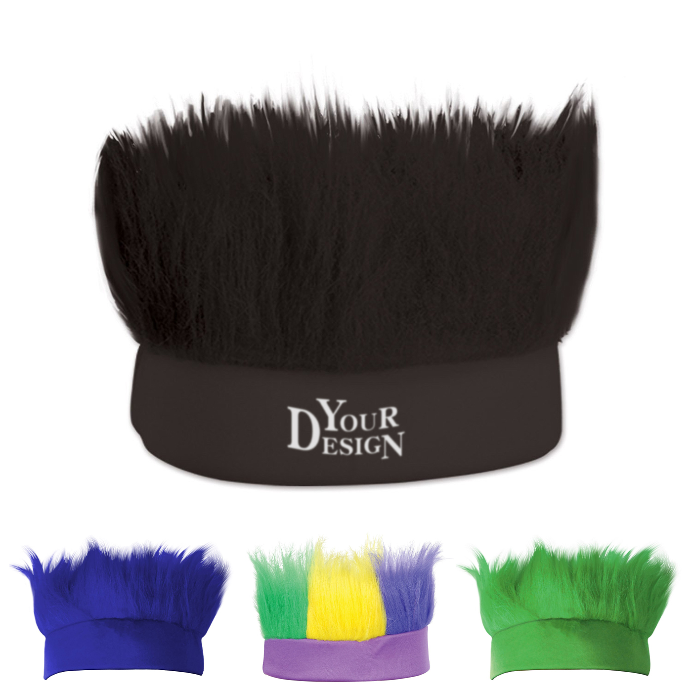 Soccer Fan Wigs With Headband