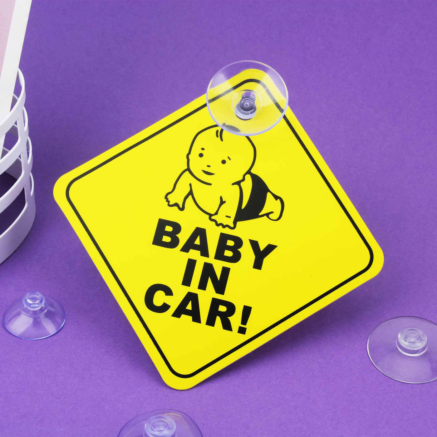 Car Window Suction Cup Decal Sign2
