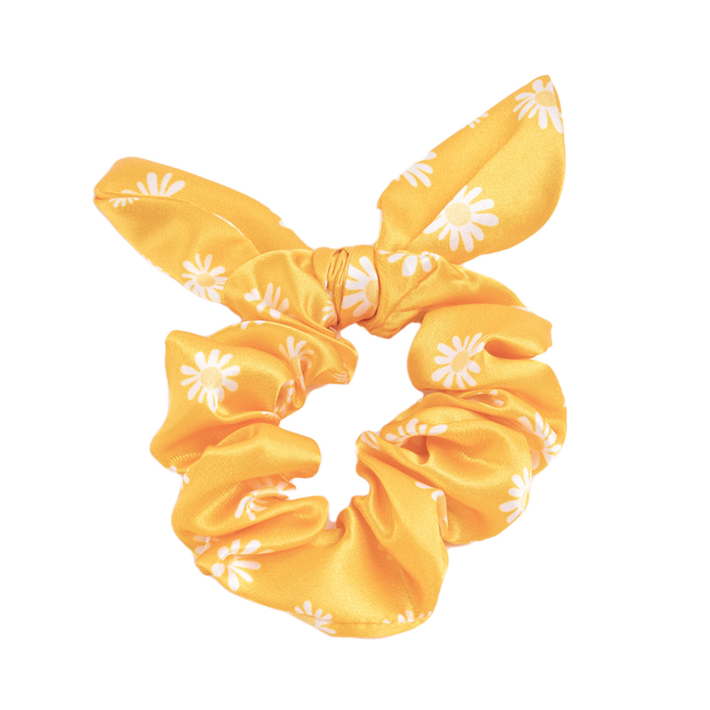 Satin Scrunchie Hair Tie With Bow