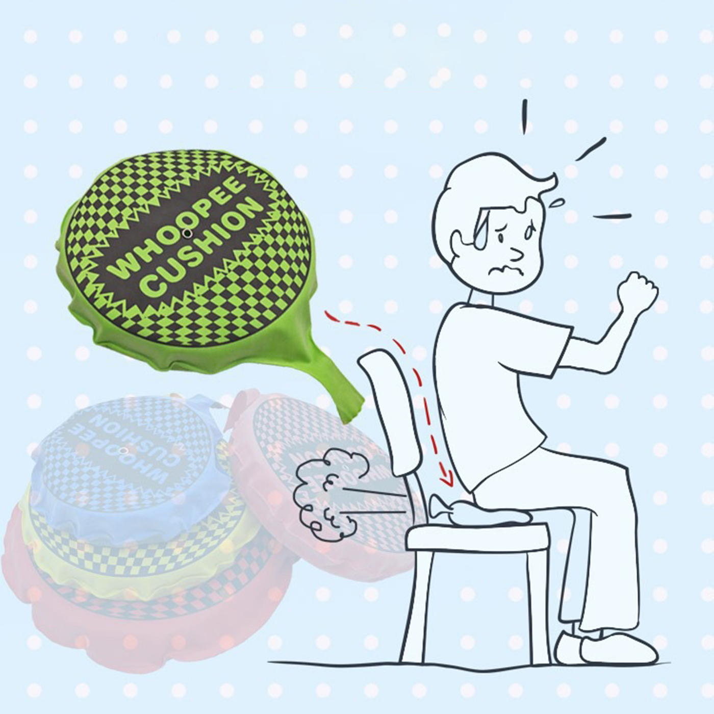 15cm Custom Whoopee Cushion3