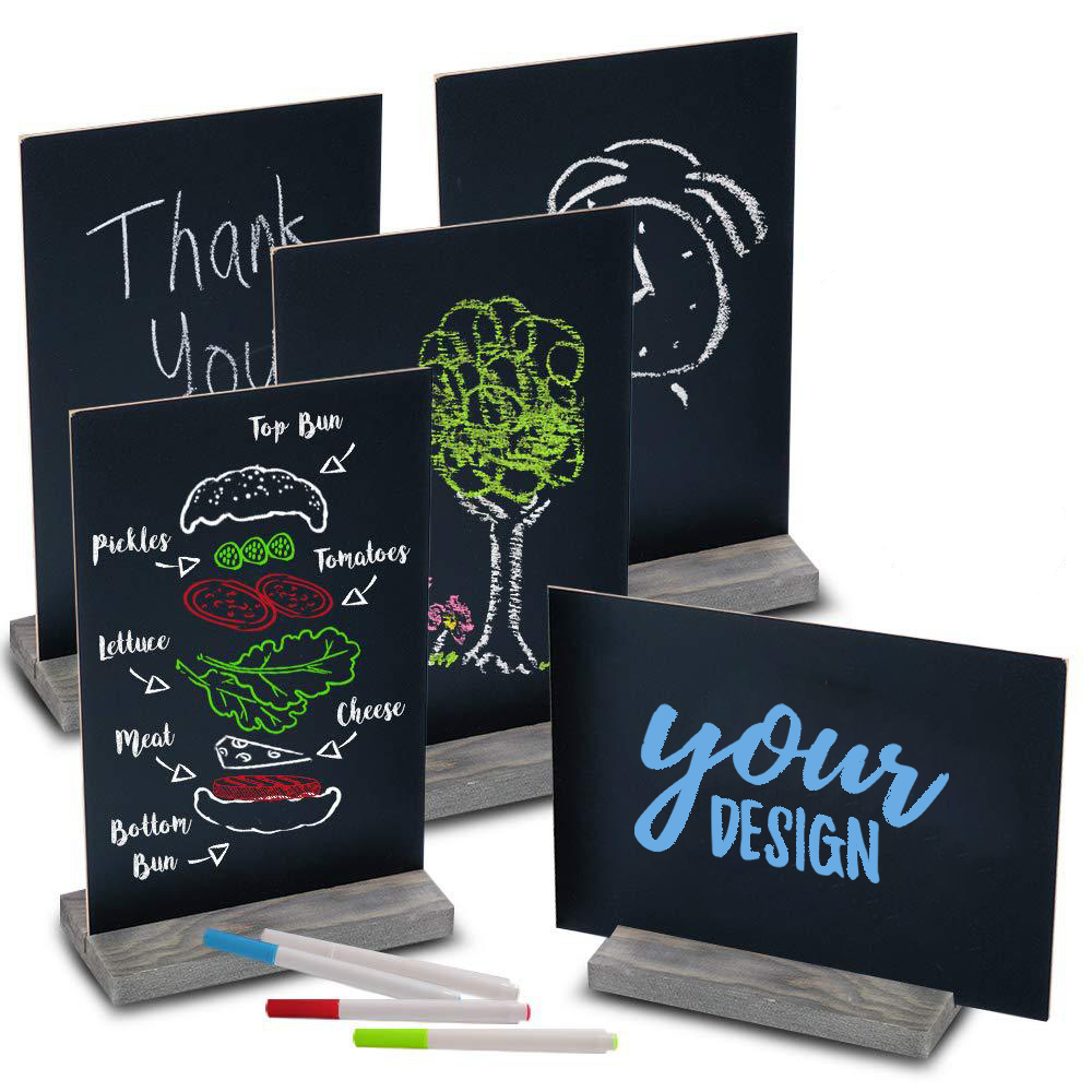 Custom Tabletop Chalkboard Sign