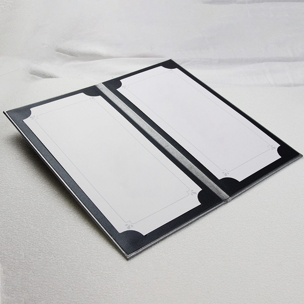PU Leather Menu Covers