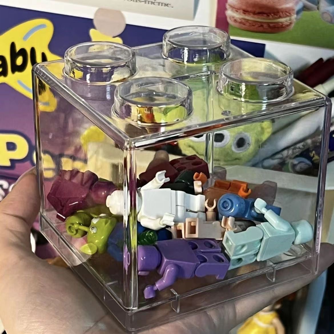 Clear Transparent Plastic Coin Banks4