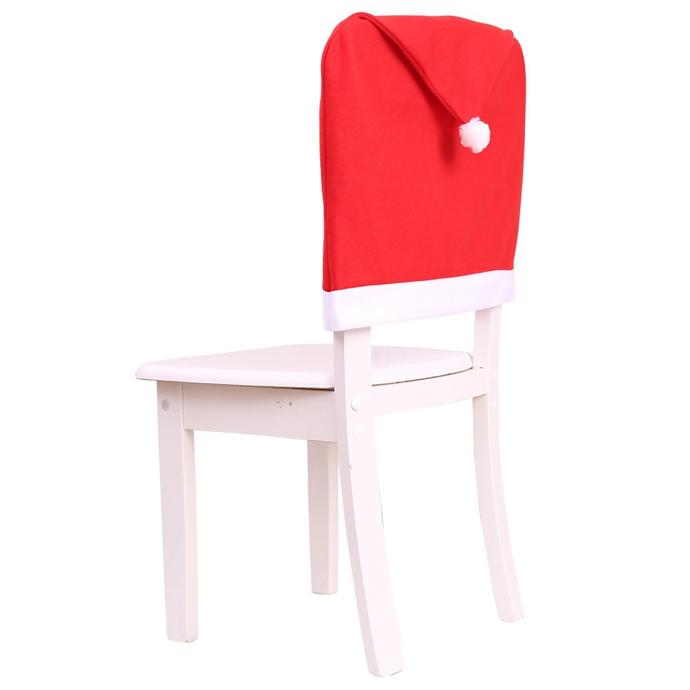  Santa Hat Chair Covers1