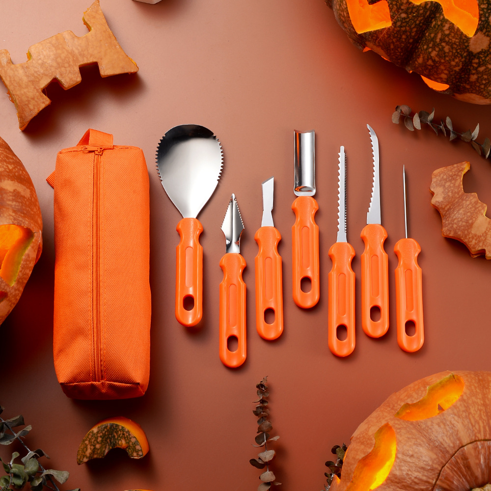 Stainless Steel Pumpkin Carving Tools2
