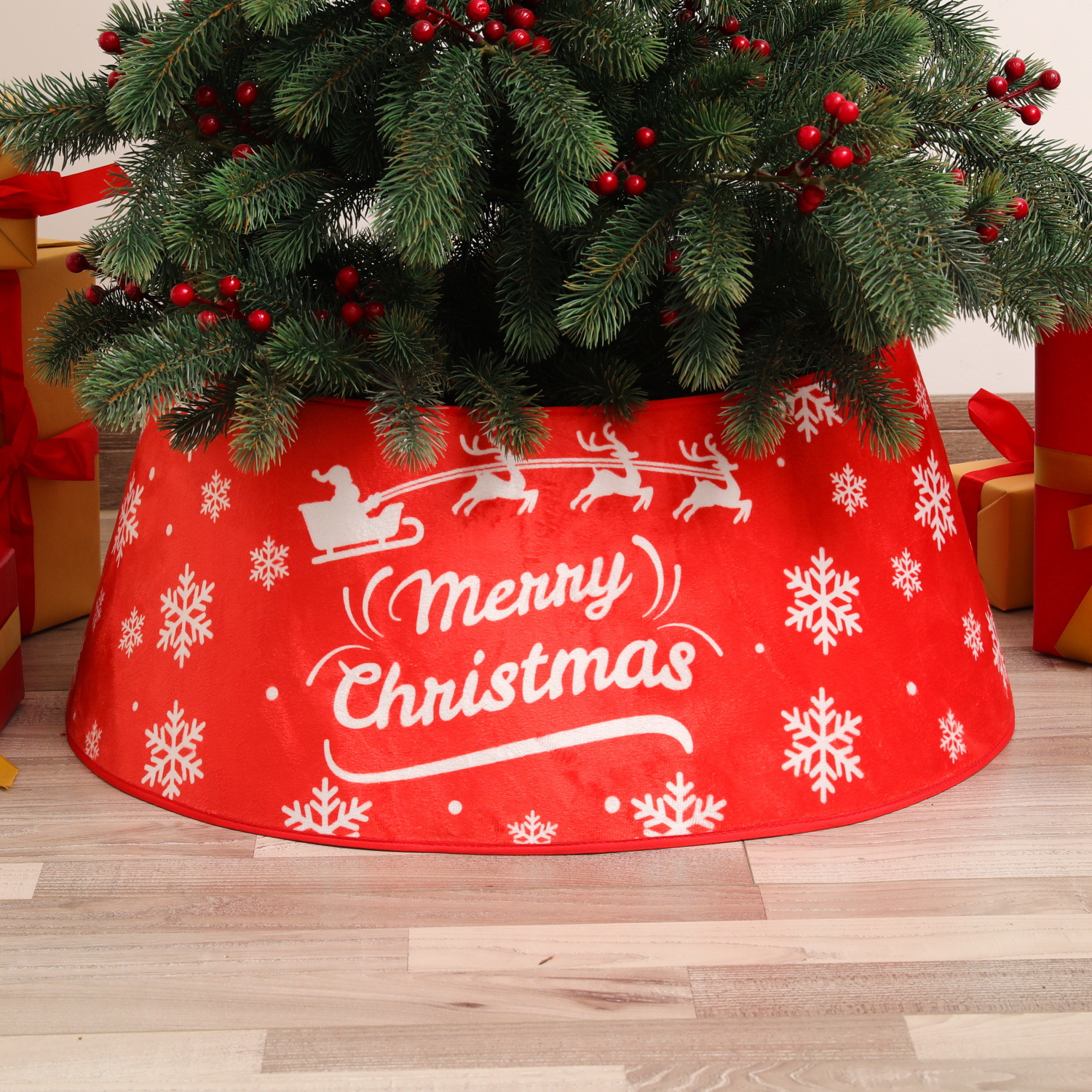 Christmas Tree Skirts Collar Stand
