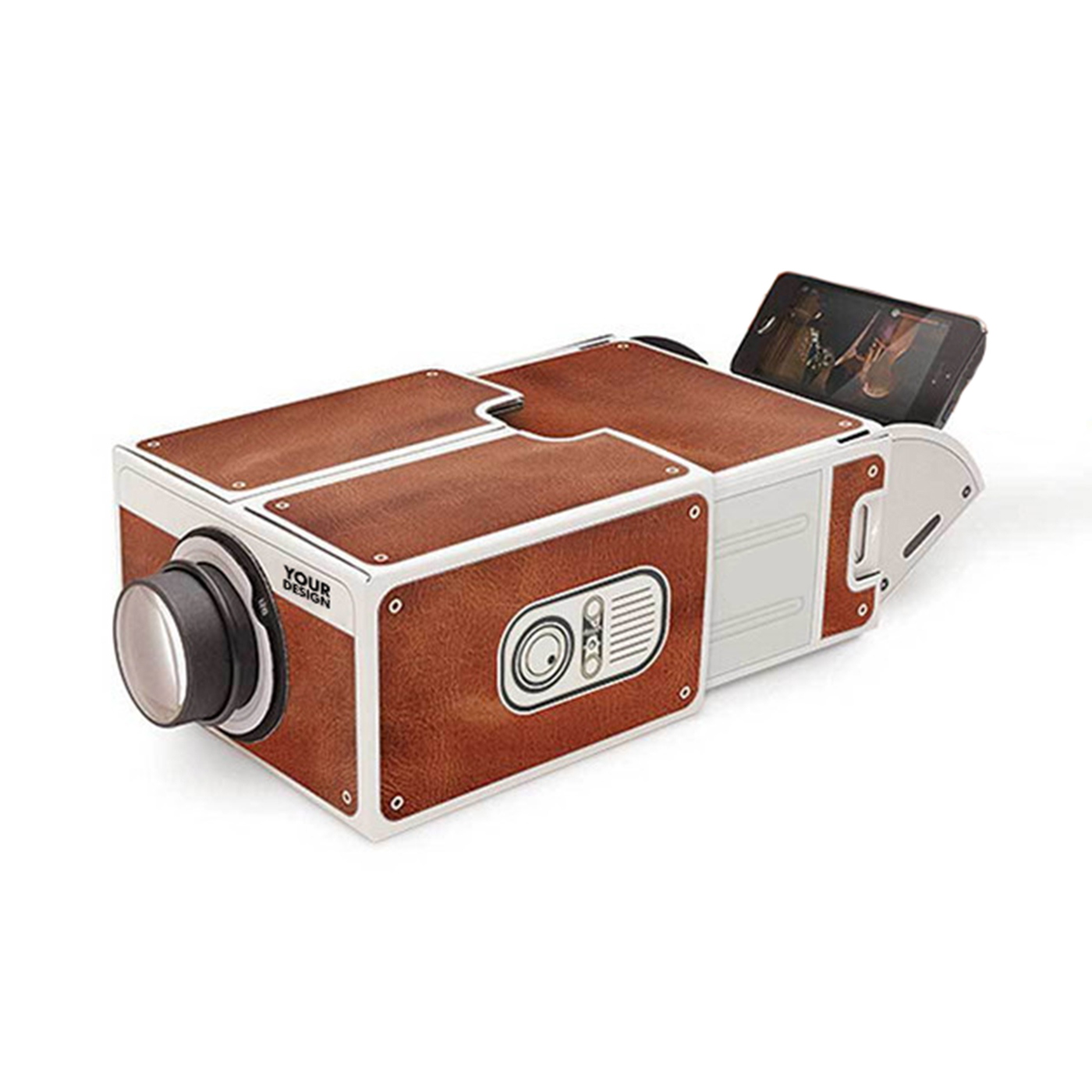 DIY Cardboard Smartphone Projector1