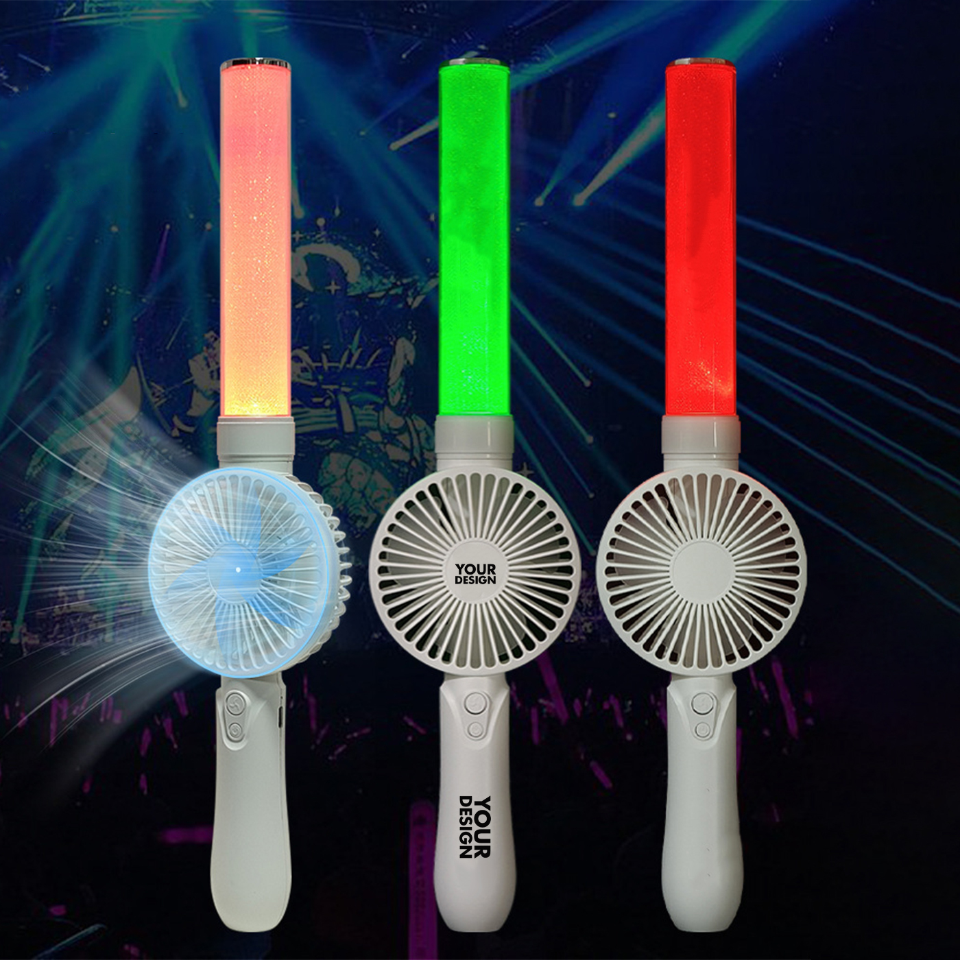 LED Glow Stick With Fan