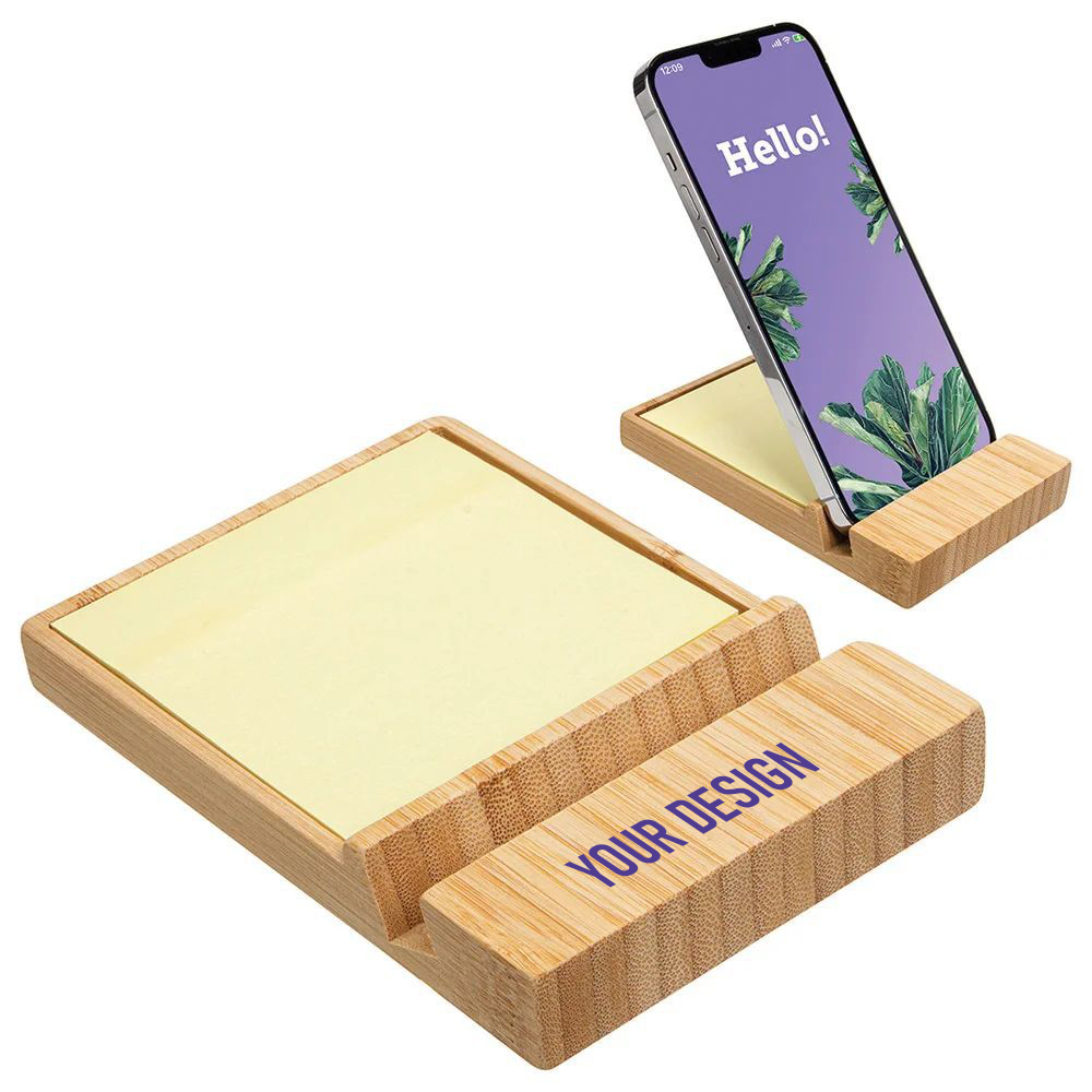Sticky Note Dispenser With Phone Holder