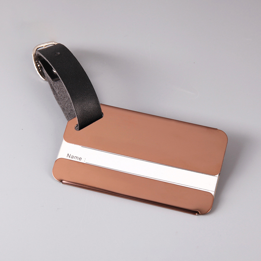 Personalized Engraved Metal Suitcase Tag 2