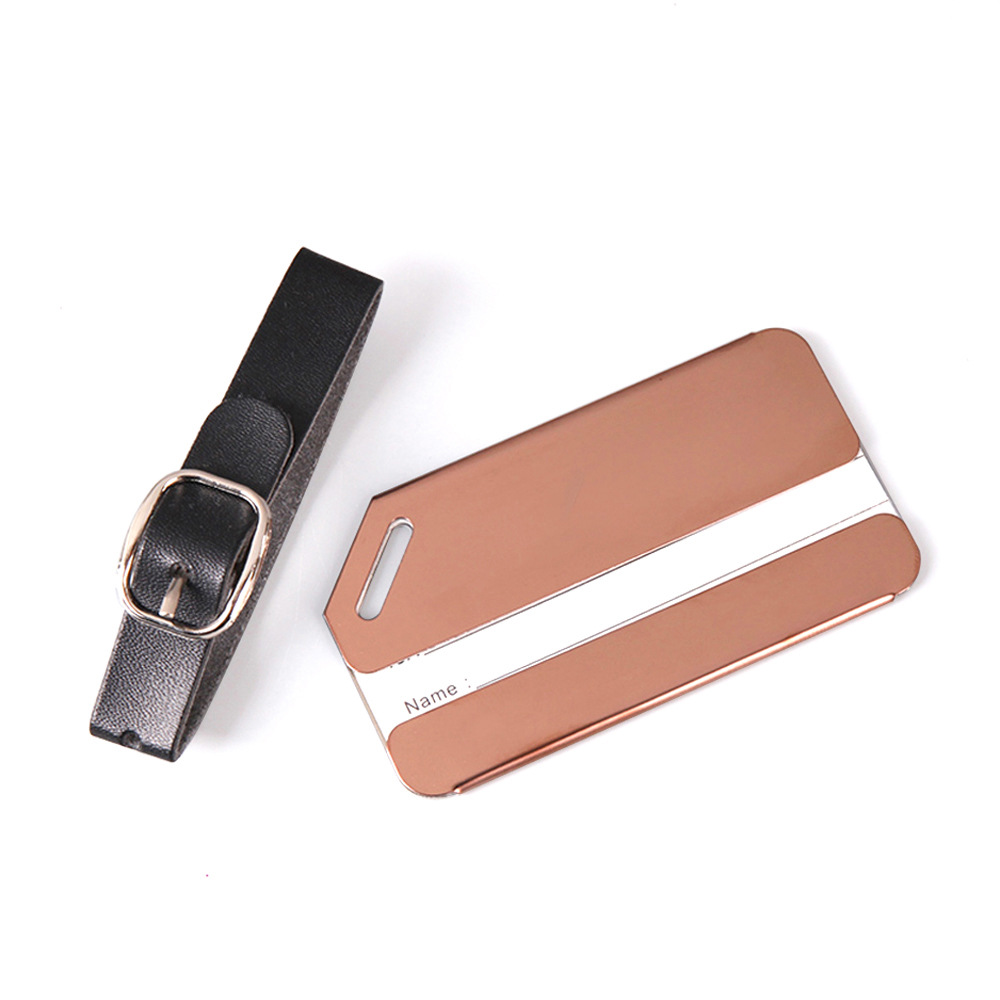 Personalized Engraved Metal Suitcase Tag 1