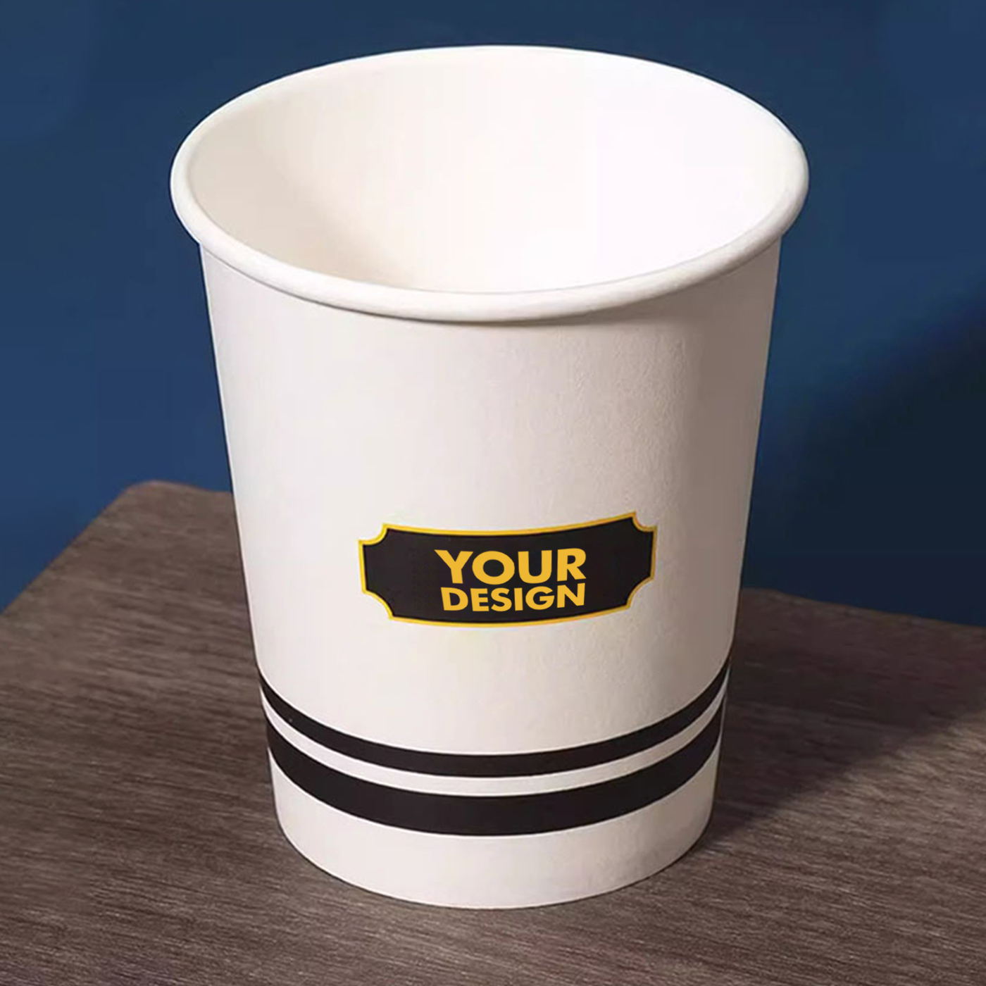 Customizable 250ml Disposable Paper Cup