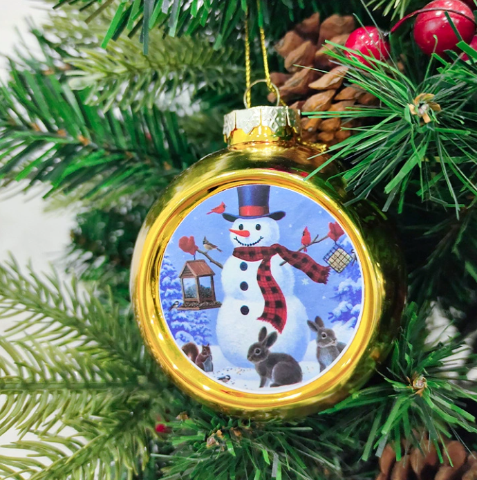 Custom Christmas Ball Ornament