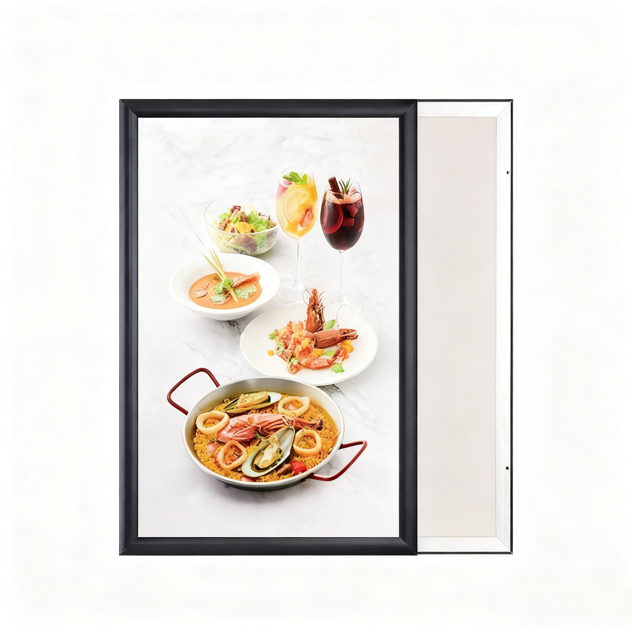 Front Loading Aluminum Snap Poster Frames