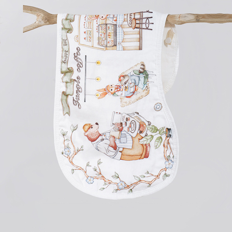 Custom Printed Baby Burping Cloth​2