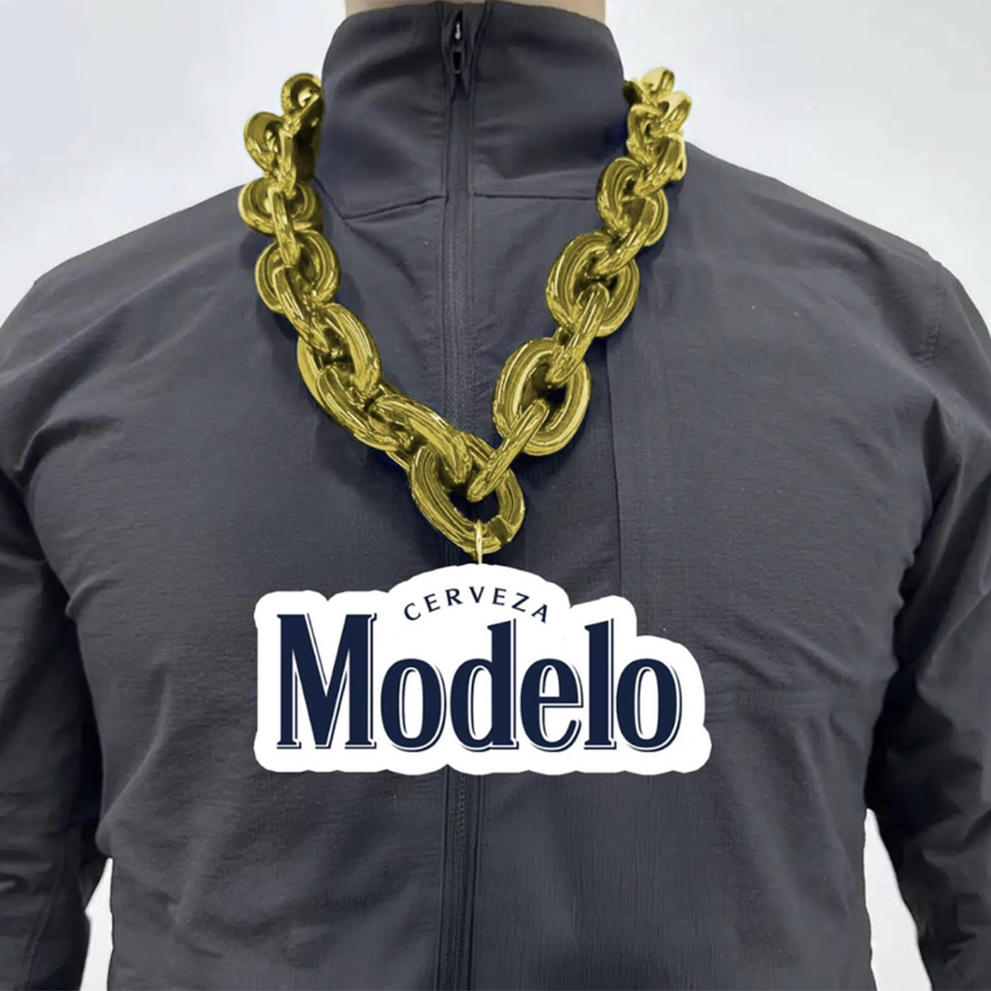 Oversized Sports Turnover Chain Necklace3