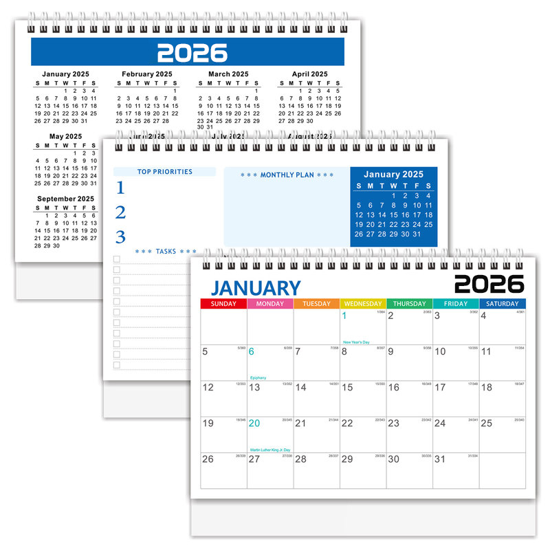 Standing Desktop Calendar2