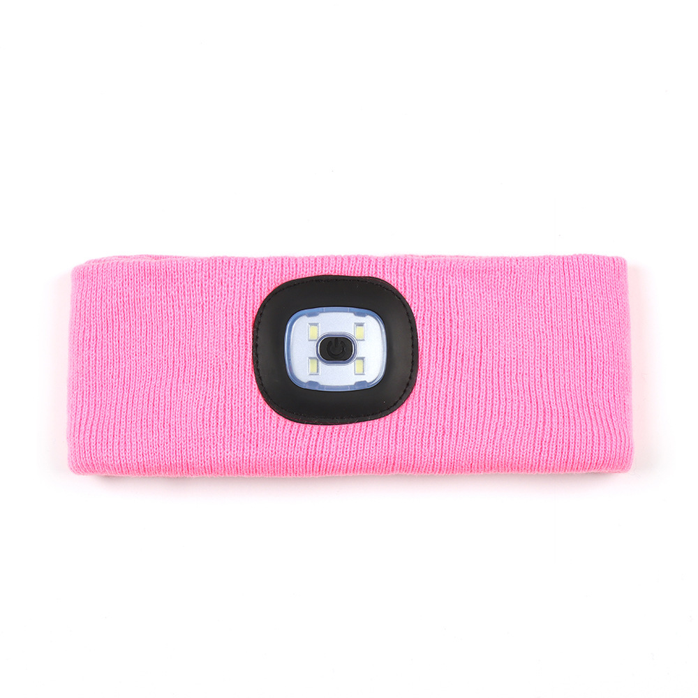 Knit LED Headband With Light2