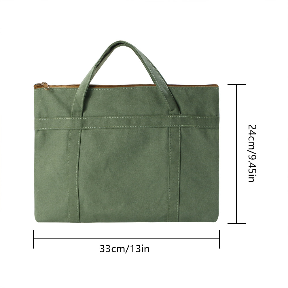 Portable Canvas File Bag 3