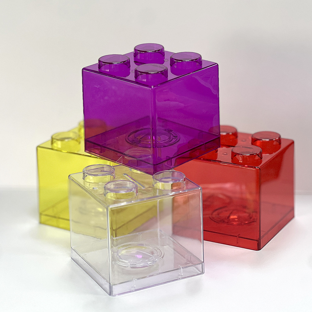 Clear Transparent Plastic Coin Banks