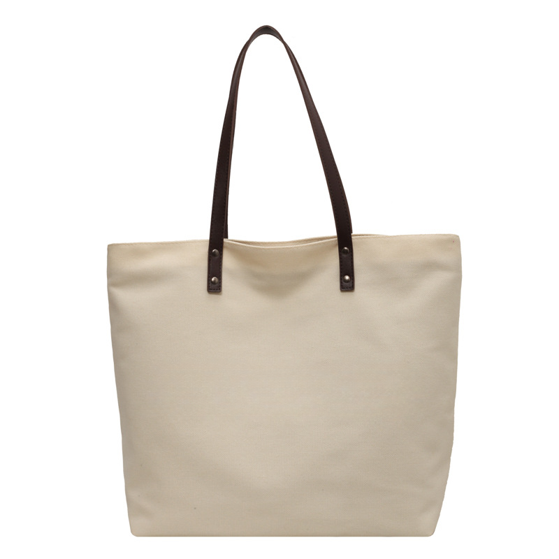 Large Canvas Tote Handbag
