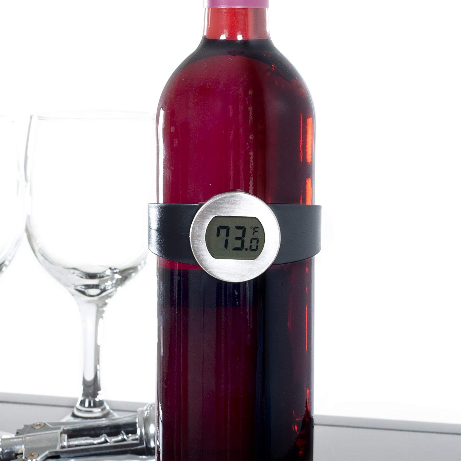 Wine Bottle Collar Thermometer