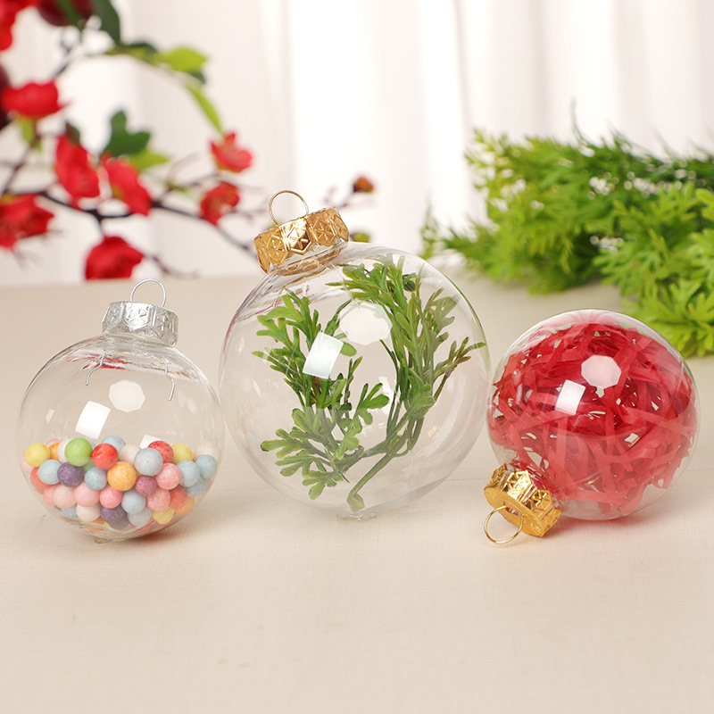 Custom Clear Christmas Ornament Ball4