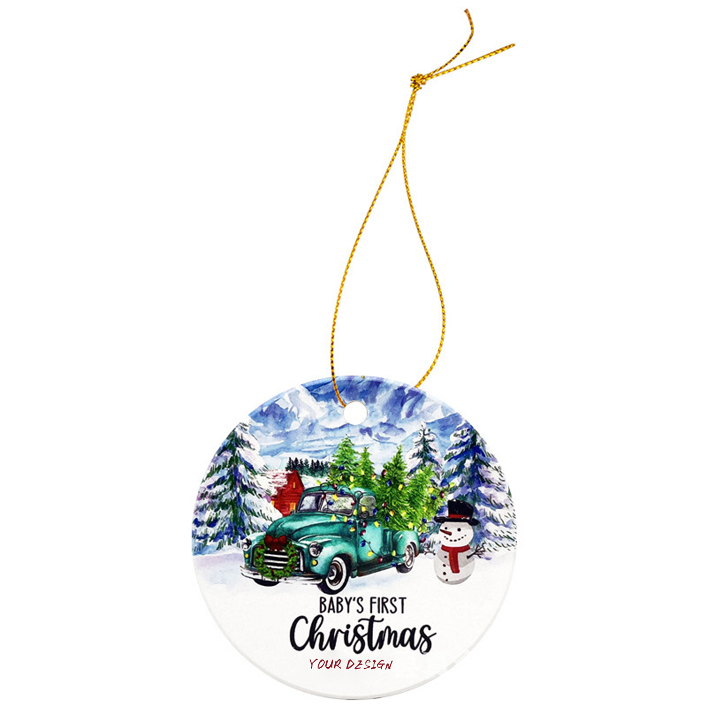 Personalized Christmas Tree Ornaments 