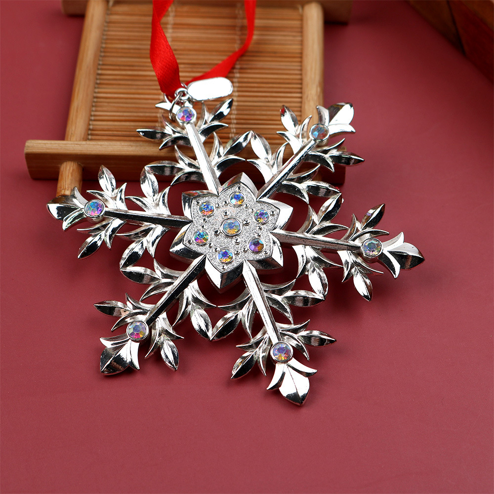 Silver Snowflake Charm